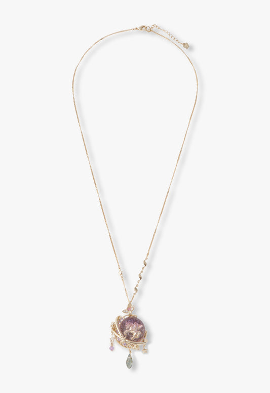 Limited Edition: Magical Unicorn Globe Necklace - Gold