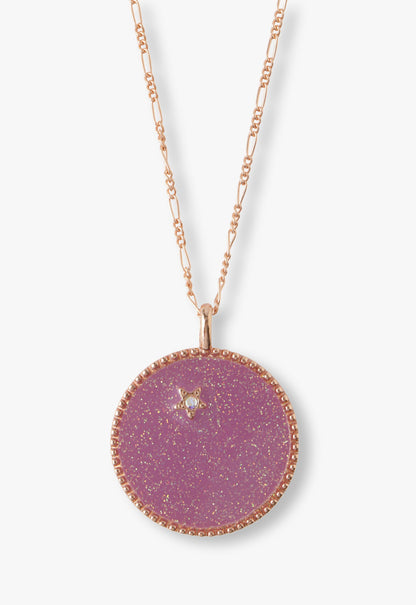 Lunar Eclipse Necklace- Rosegold