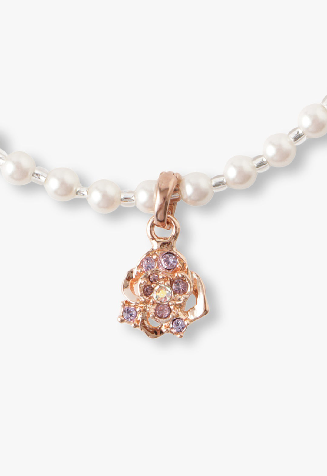 Butterfly & Rose Necklace Duo- Rose Gold