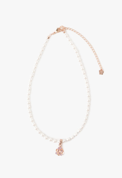 Butterfly & Rose Necklace Duo- Rose Gold