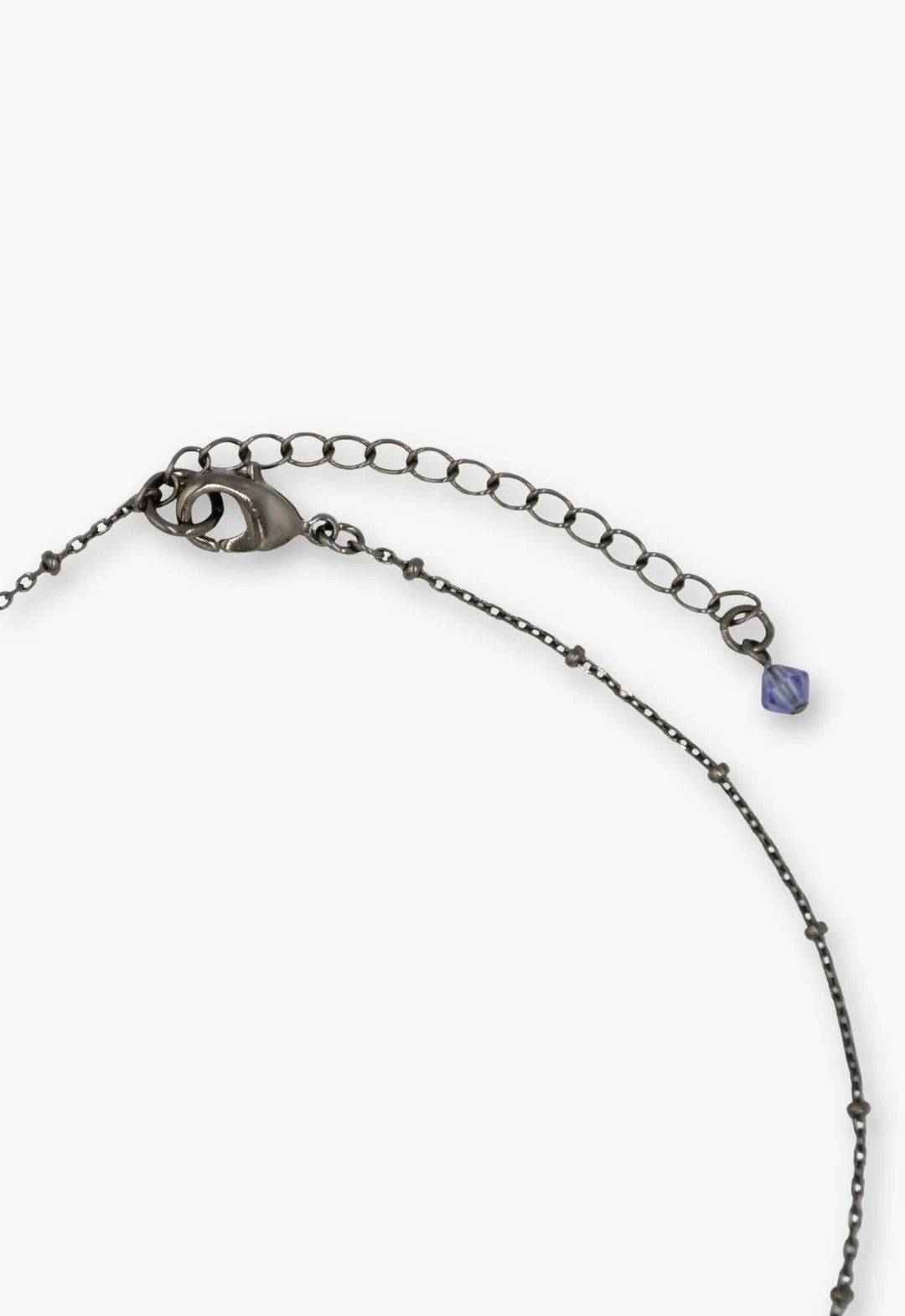 Shining Butterfly Necklace - Purple Gunmetal