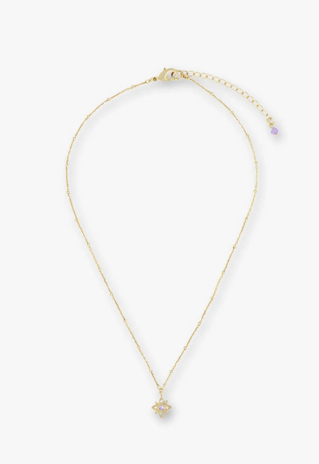 Shining Butterfly Necklace - Pink Gold