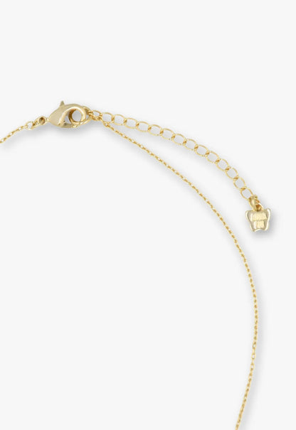 Shining Butterfly Necklace - Pink Gold