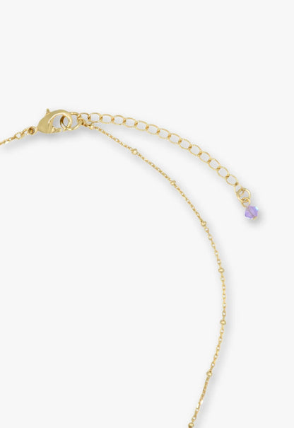 Shining Butterfly Necklace - Pink Gold