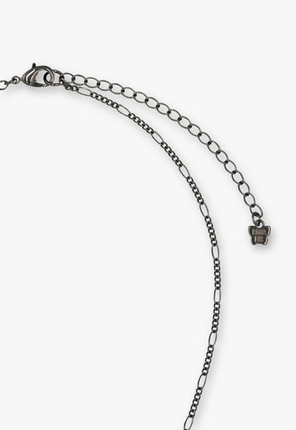Dark Moon Butterfly Necklace – Gunmetal