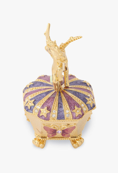 Limited Edition: Fantasia Unicorn Gold Jewelry Box