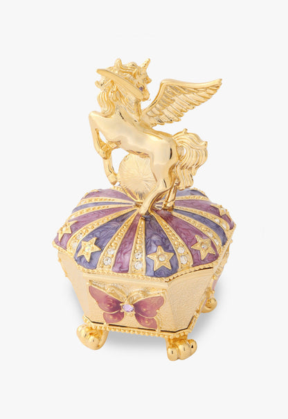 Limited Edition: Fantasia Unicorn Gold Jewelry Box