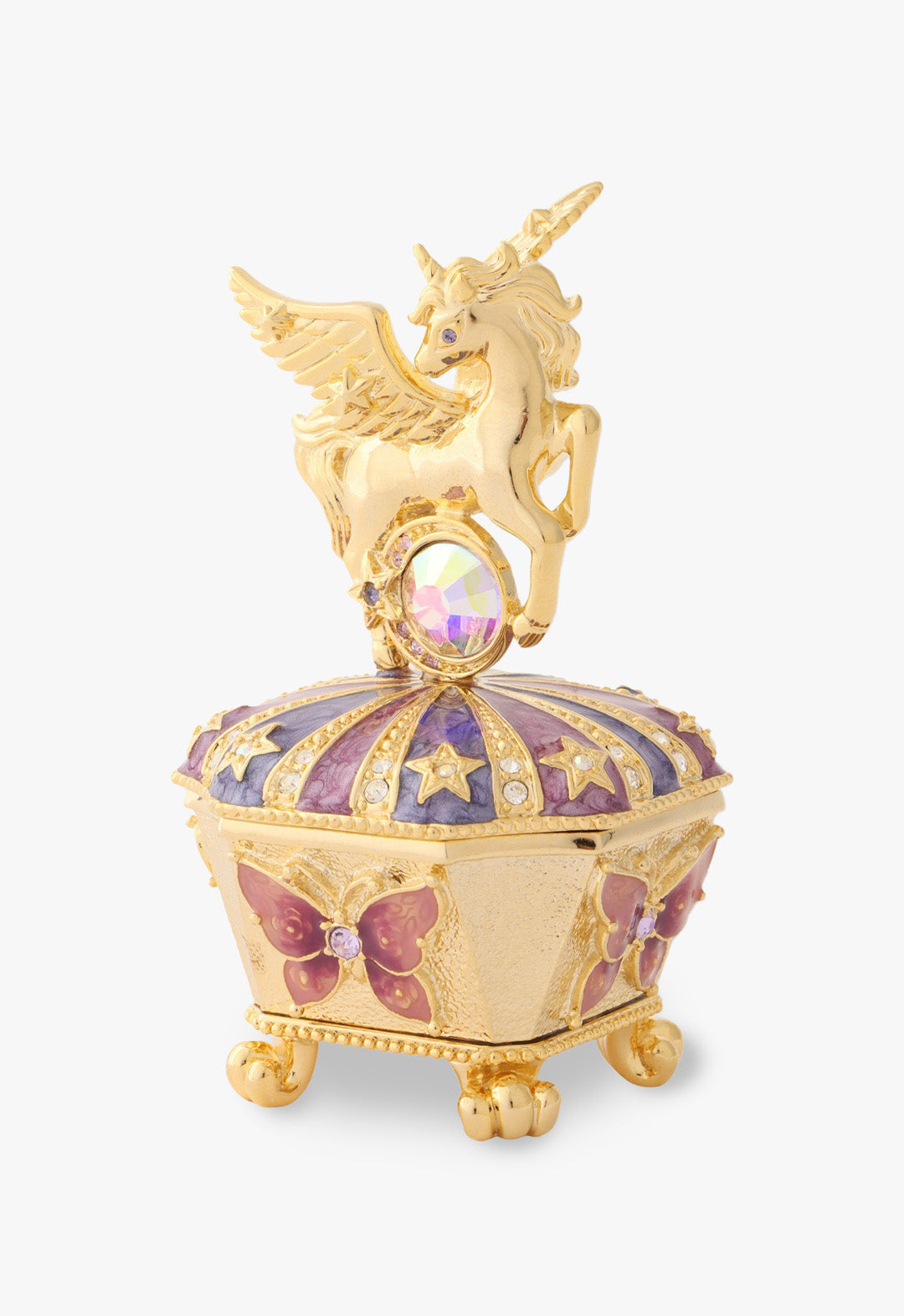 Limited Edition: Fantasia Unicorn Gold Jewelry Box