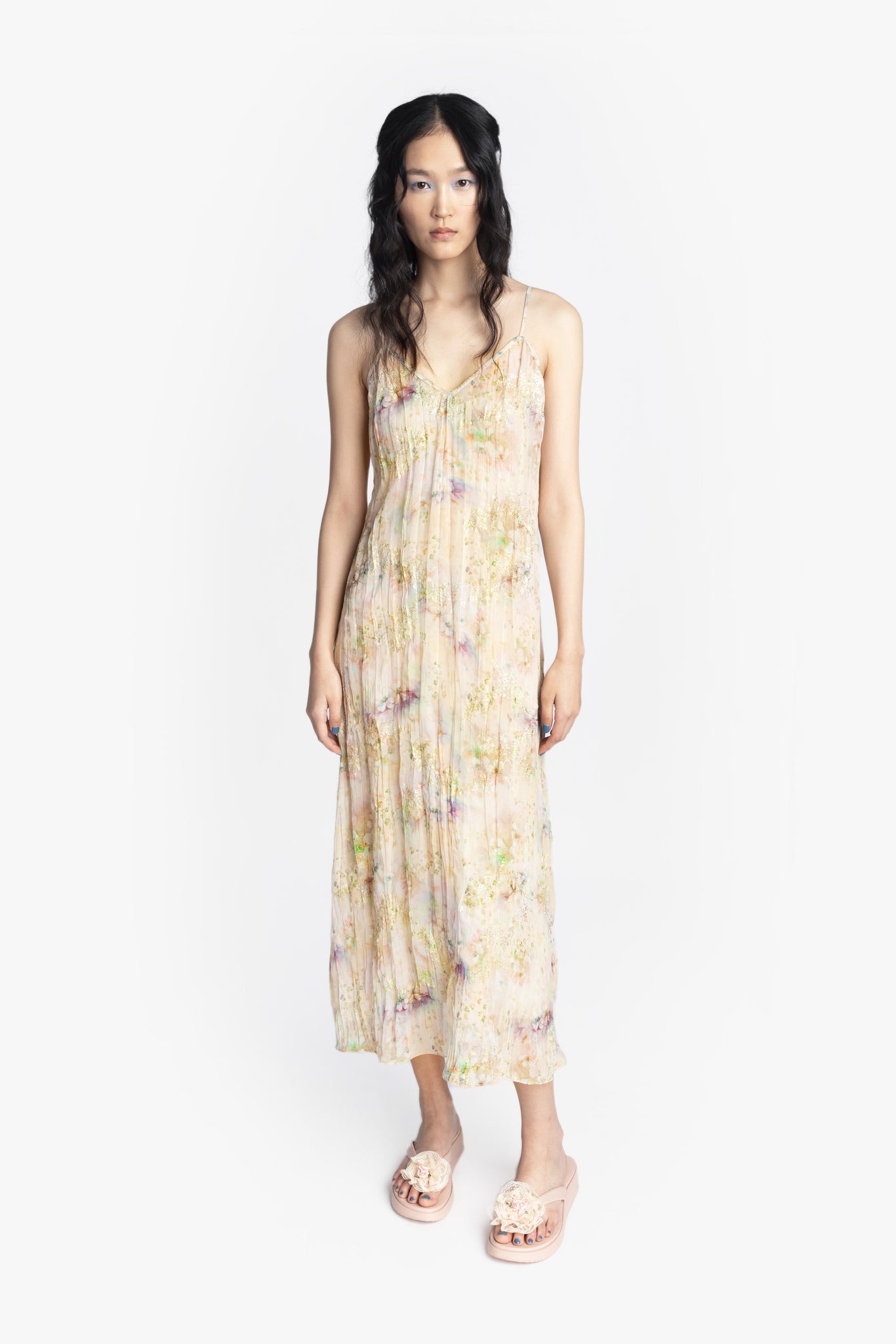 Oasis Blooms Slip Dress