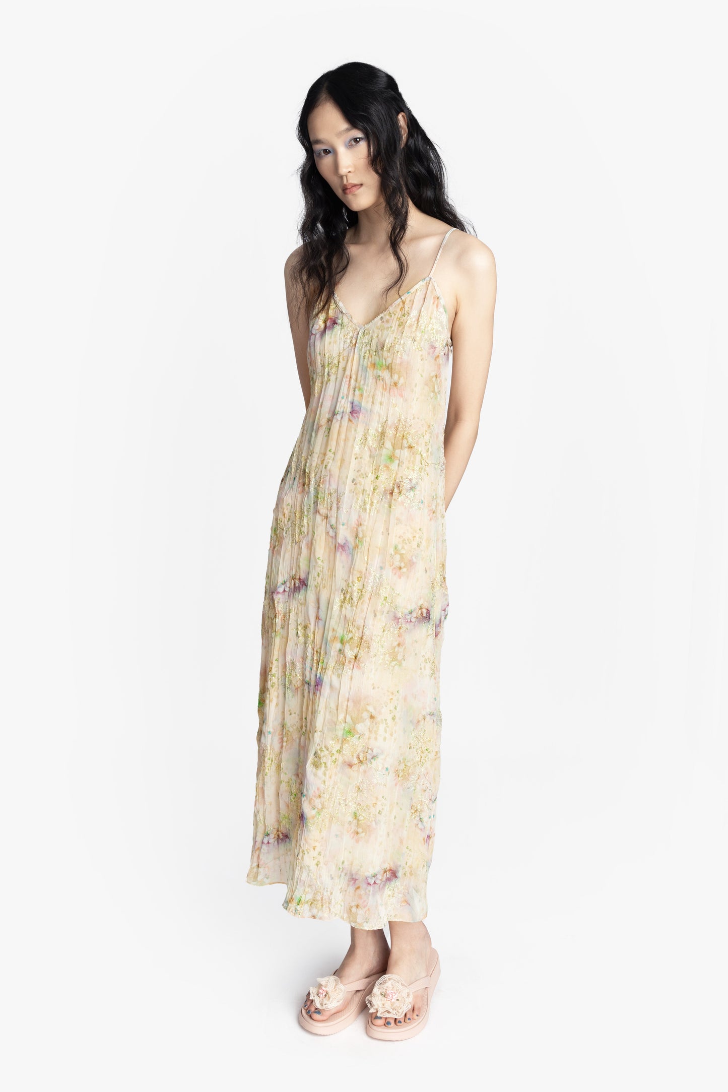 Oasis Blooms Slip Dress