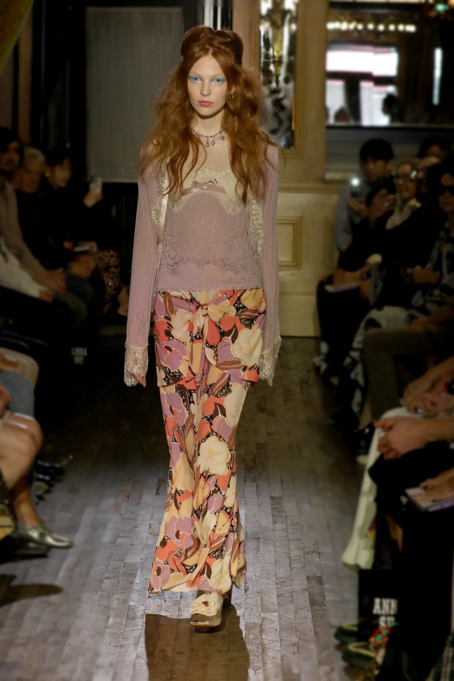 Lingerie Lace Knits Cardigan - Blush