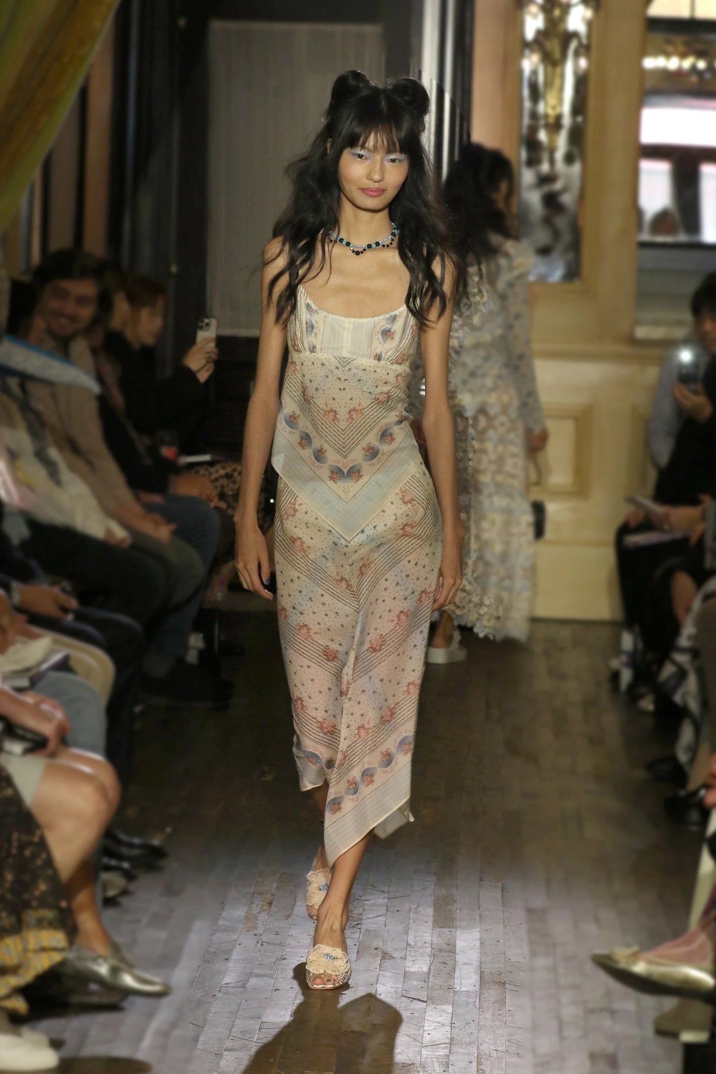 Heritage Scarf Print Apron Top
