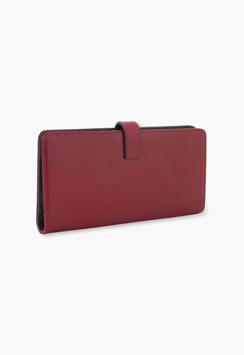 The Roger Wallet wine, in a rectangular shape, flap across the top to close it