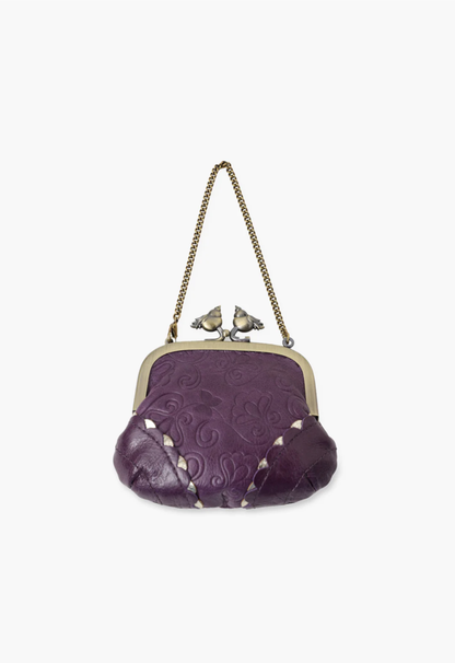 Little Birds Mini Purse <br> Purple