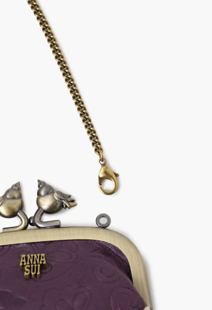 Little Birds Mini Purse <br> Purple