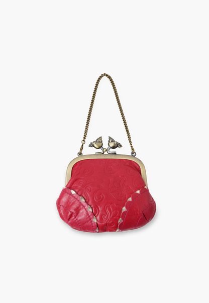 Little Birds Mini Purse  <br> Pink