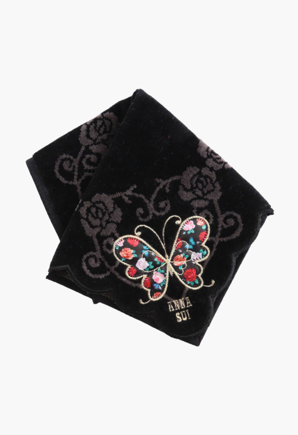 Butterfly Embroidery Washcloth – Anna Sui