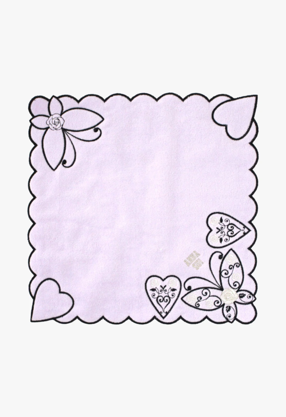 Butterfly Hearts Washcloth