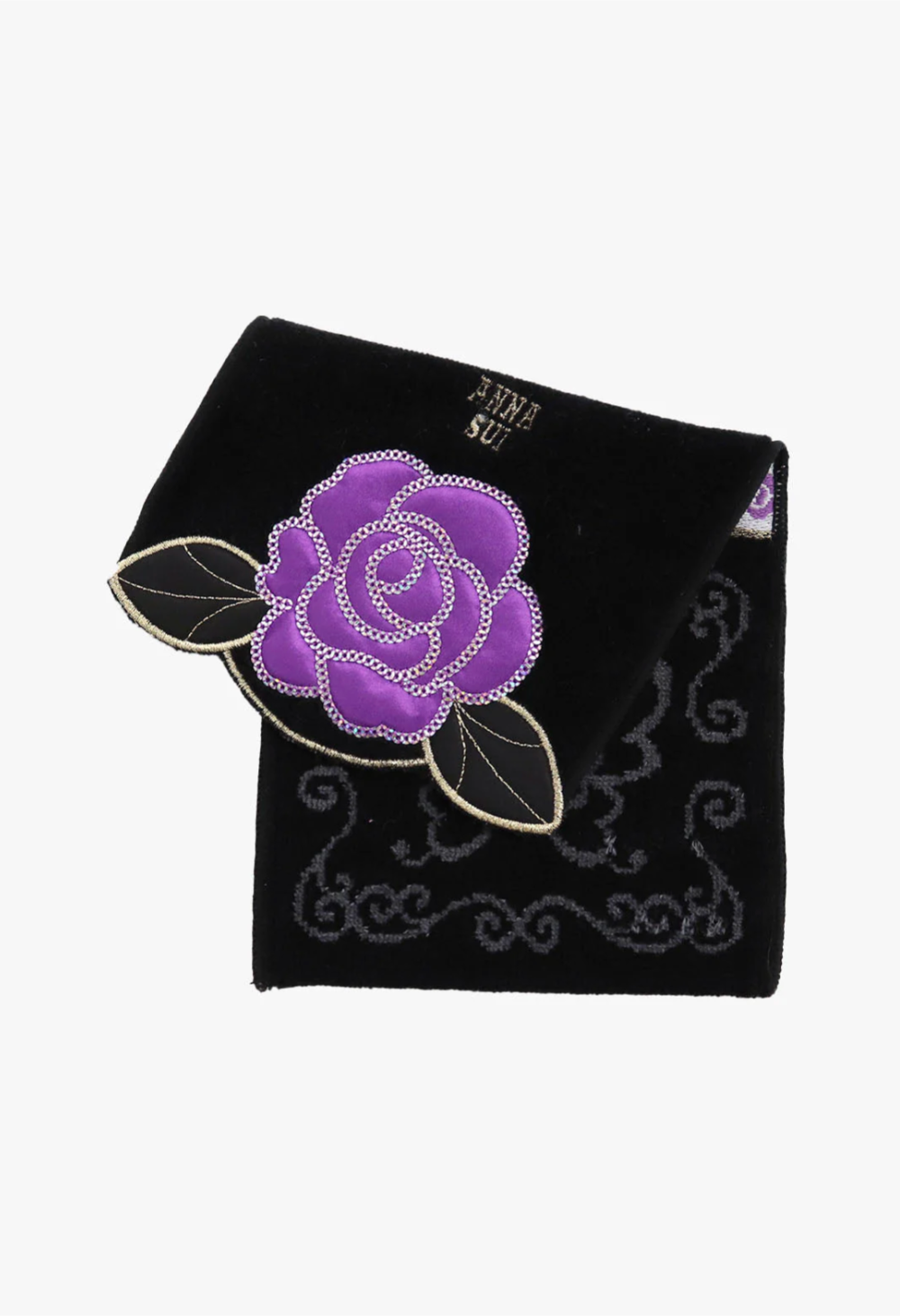Rose Applique Pocket Washcloth