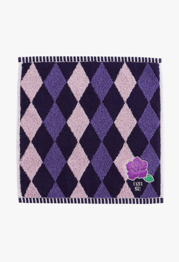 Argyle Rose Washcloth