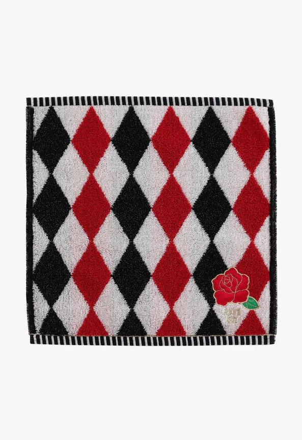 Argyle Rose Washcloth