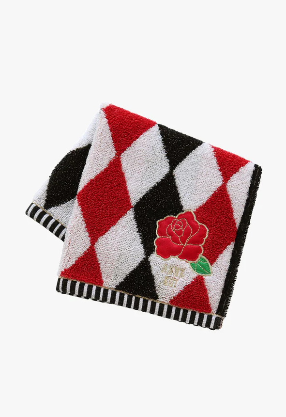 Argyle Rose Washcloth