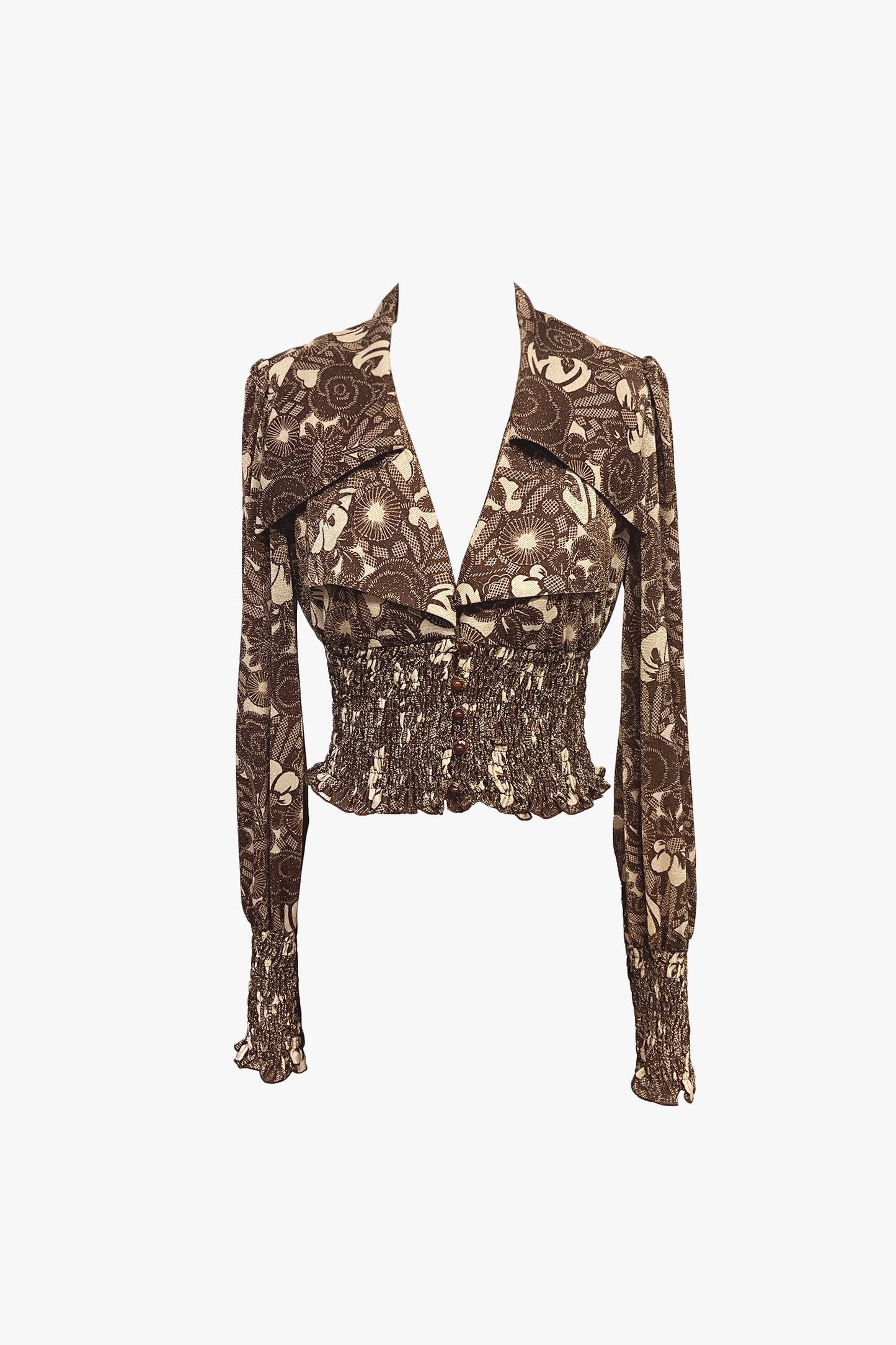 Bloomsbury Buds Lurex Knit Top