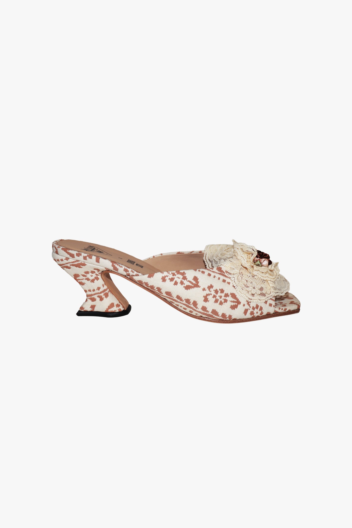 John Fluevog x Anna Sui Brocade Mule Sienna (Sample)