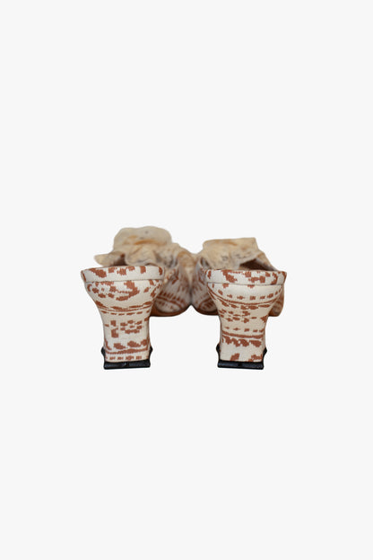 John Fluevog x Anna Sui Brocade Mule Sienna (Sample)