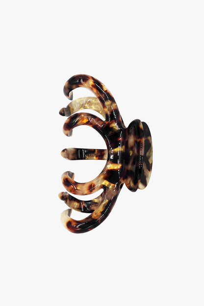 Jumbo Golden Tortoise Shell Hair Jaw