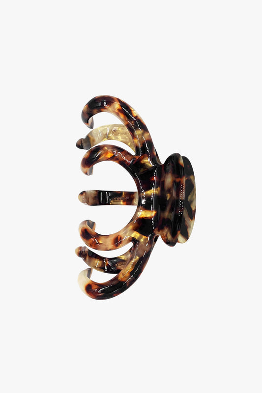 Jumbo Golden Tortoise Shell Hair Jaw