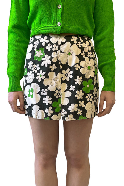 Vintage Sixties Pop Flower Skort