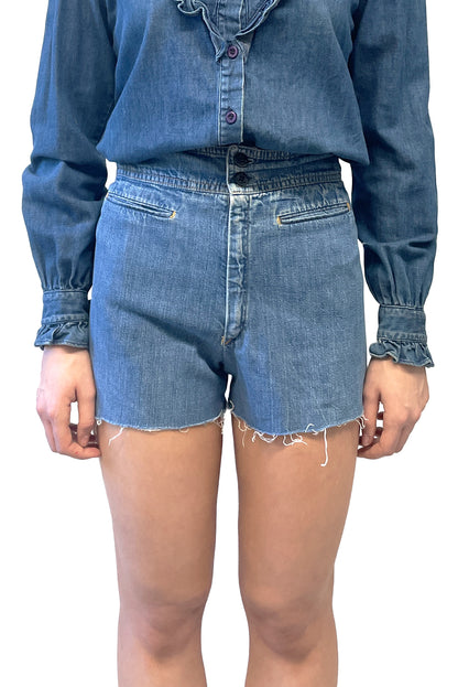 Souvenirs San Francisco High Rise Denim Cutoff Shorts