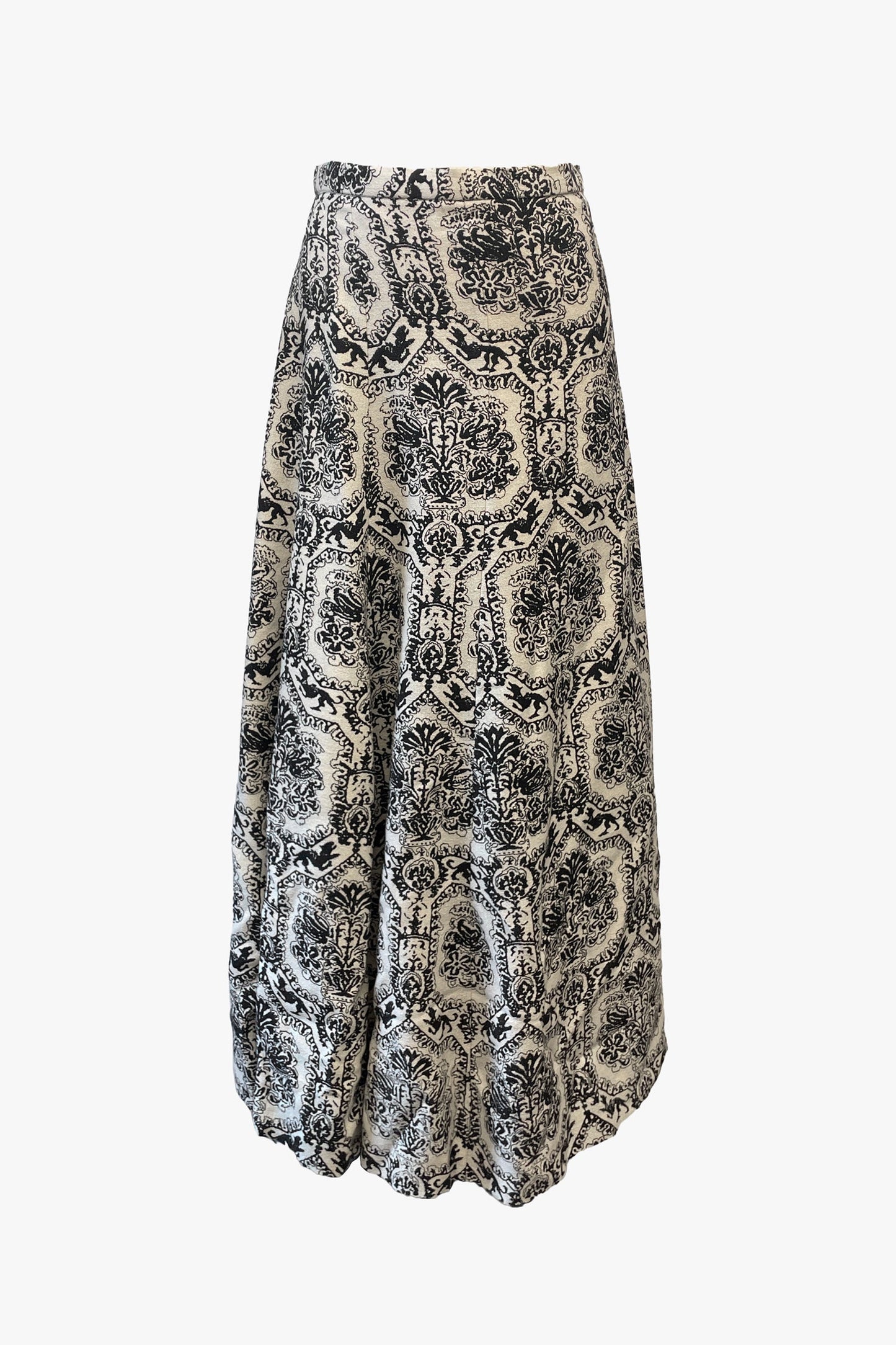 Vintage Wallpaper Print Skirt