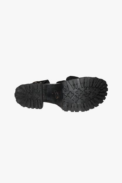 John Fluevog x Anna Sui Clog Sandals - Black (Sample)