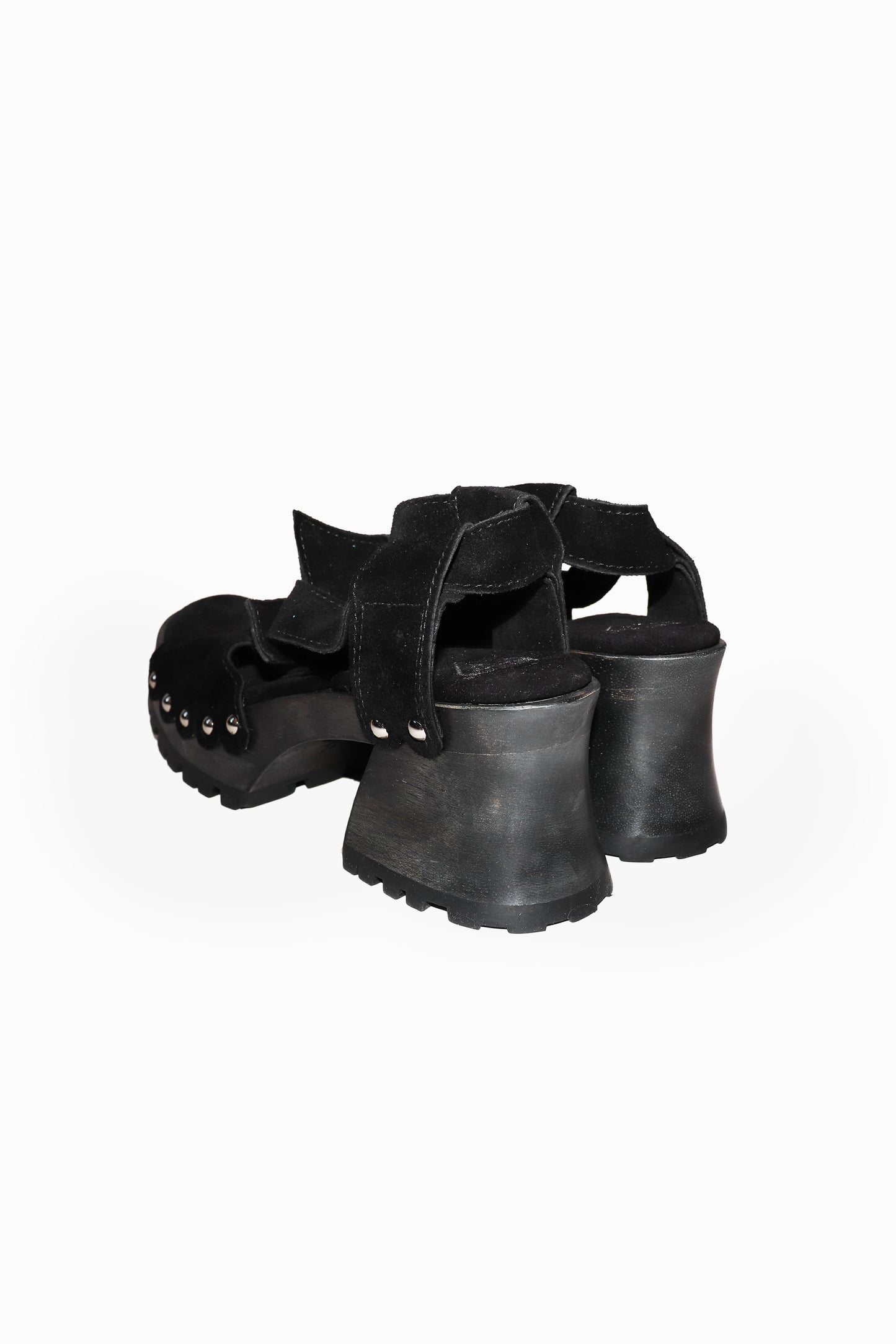 John Fluevog x Anna Sui Clog Sandals - Black (Sample)