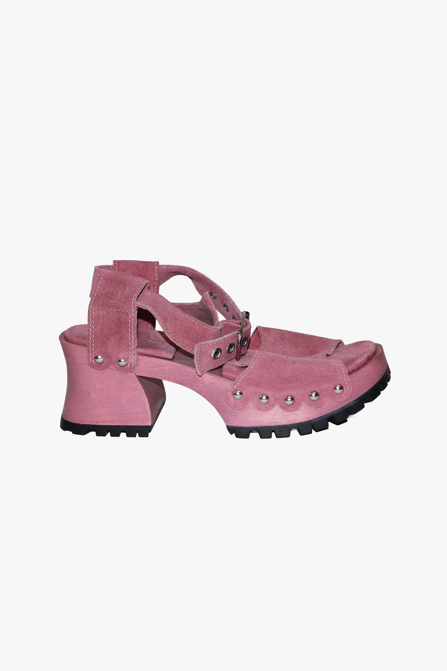 John Fluevog x Anna Sui Clog Sandals - Mauve (Sample)