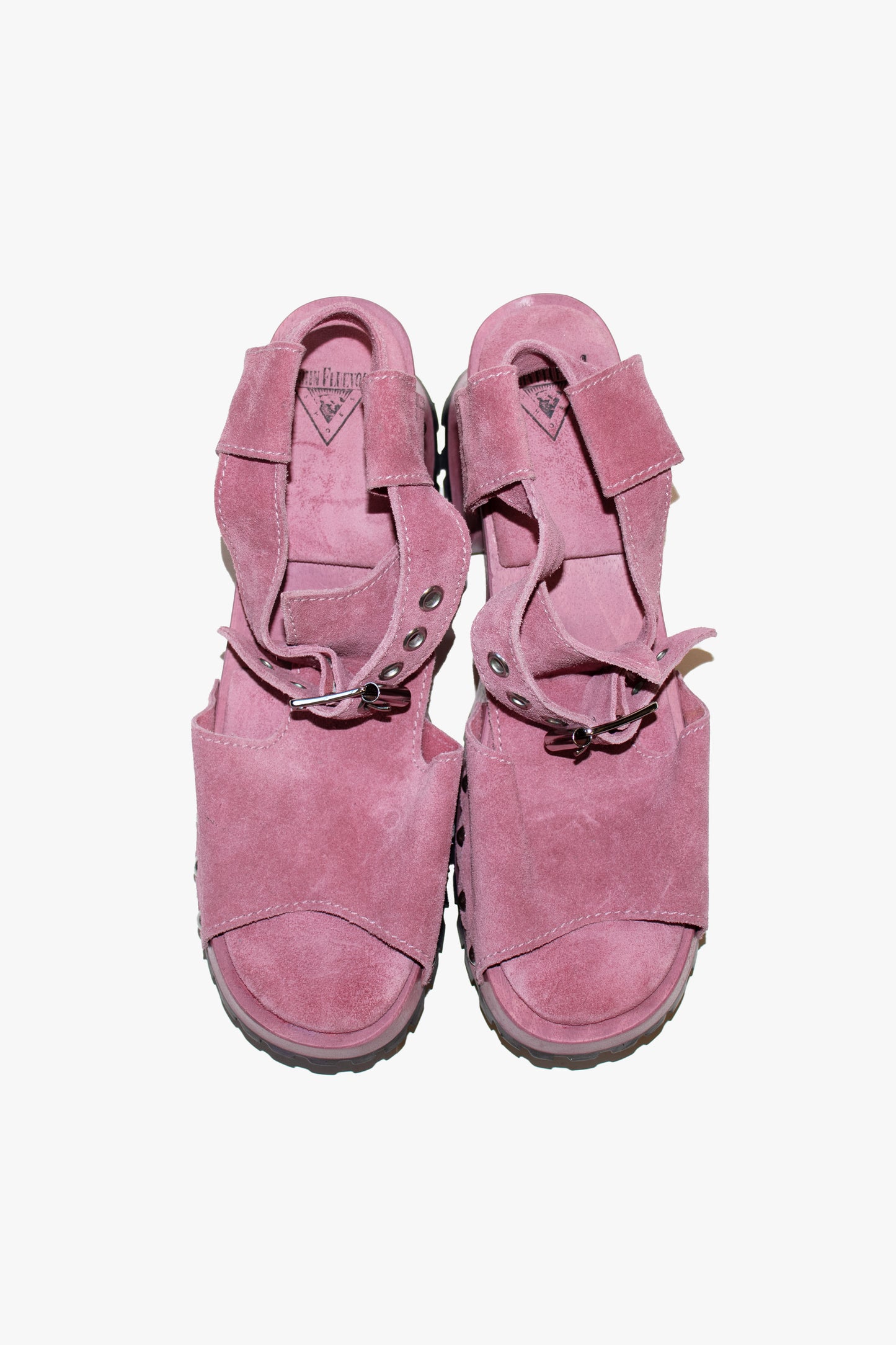 John Fluevog x Anna Sui Clog Sandals - Mauve (Sample)