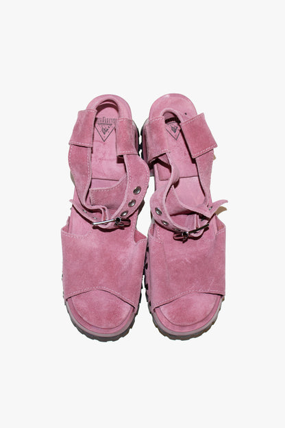 John Fluevog x Anna Sui Clog Sandals - Mauve (Sample)