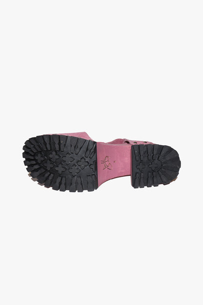 John Fluevog x Anna Sui Clog Sandals - Mauve (Sample)