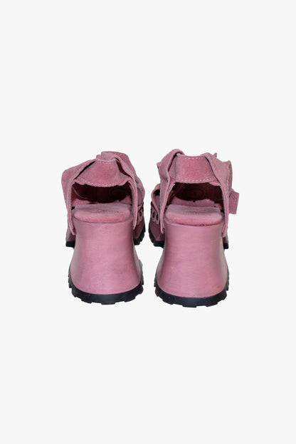 John Fluevog x Anna Sui Clog Sandals - Mauve (Sample)
