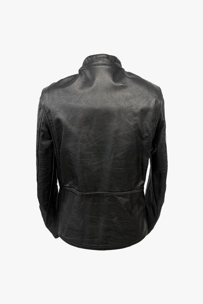 Vintage Reed Sportswear Black Leather Jacket