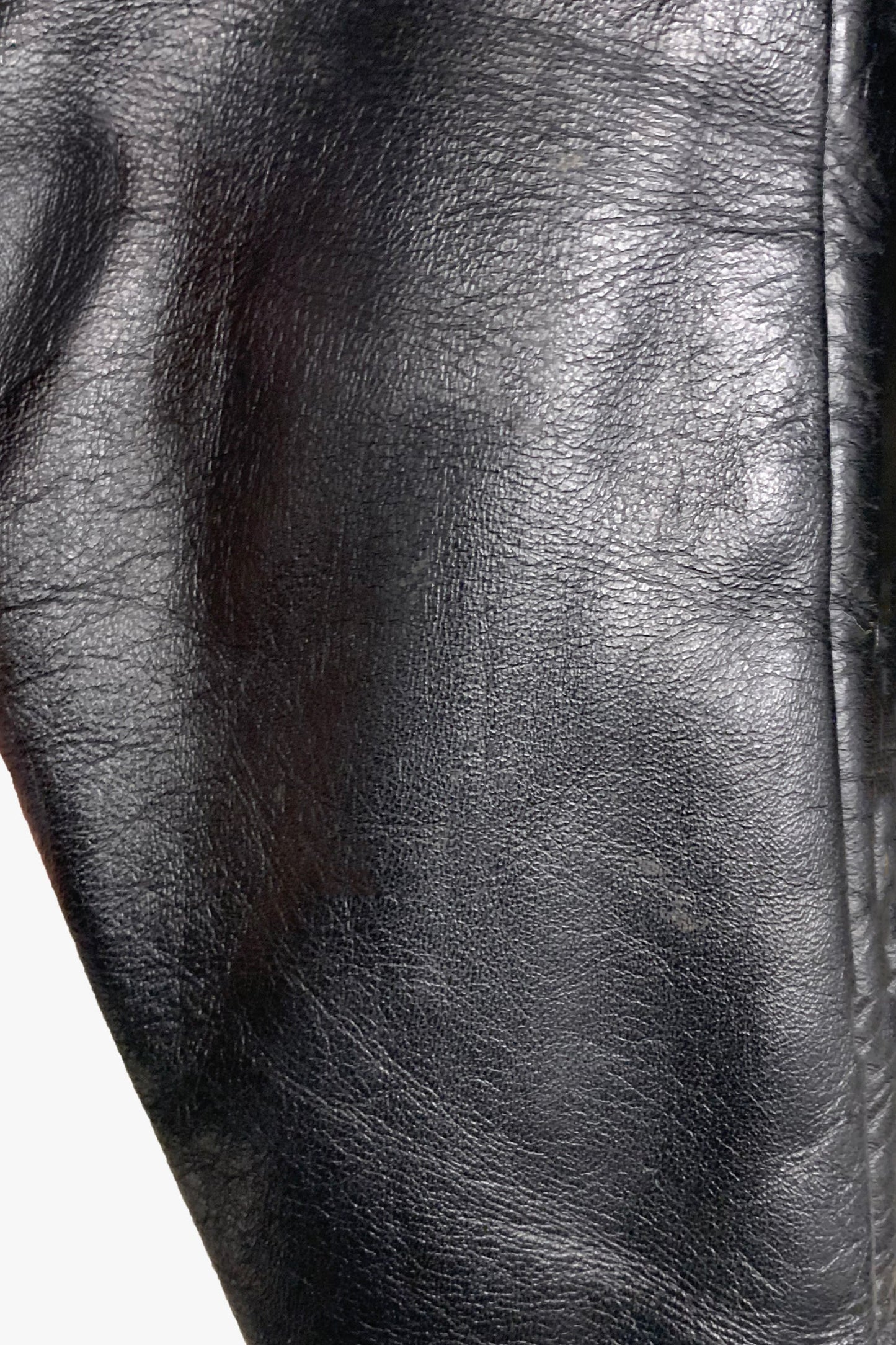 Vintage Reed Sportswear Black Leather Jacket