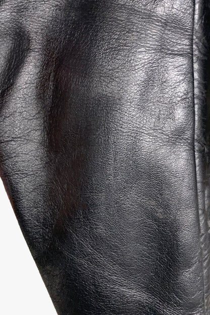 Vintage Reed Sportswear Black Leather Jacket