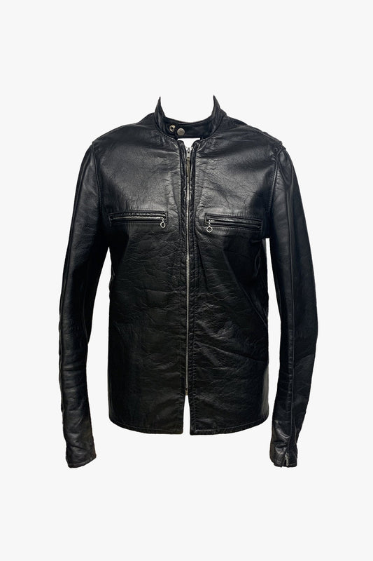 Vintage Reed Sportswear Black Leather Jacket