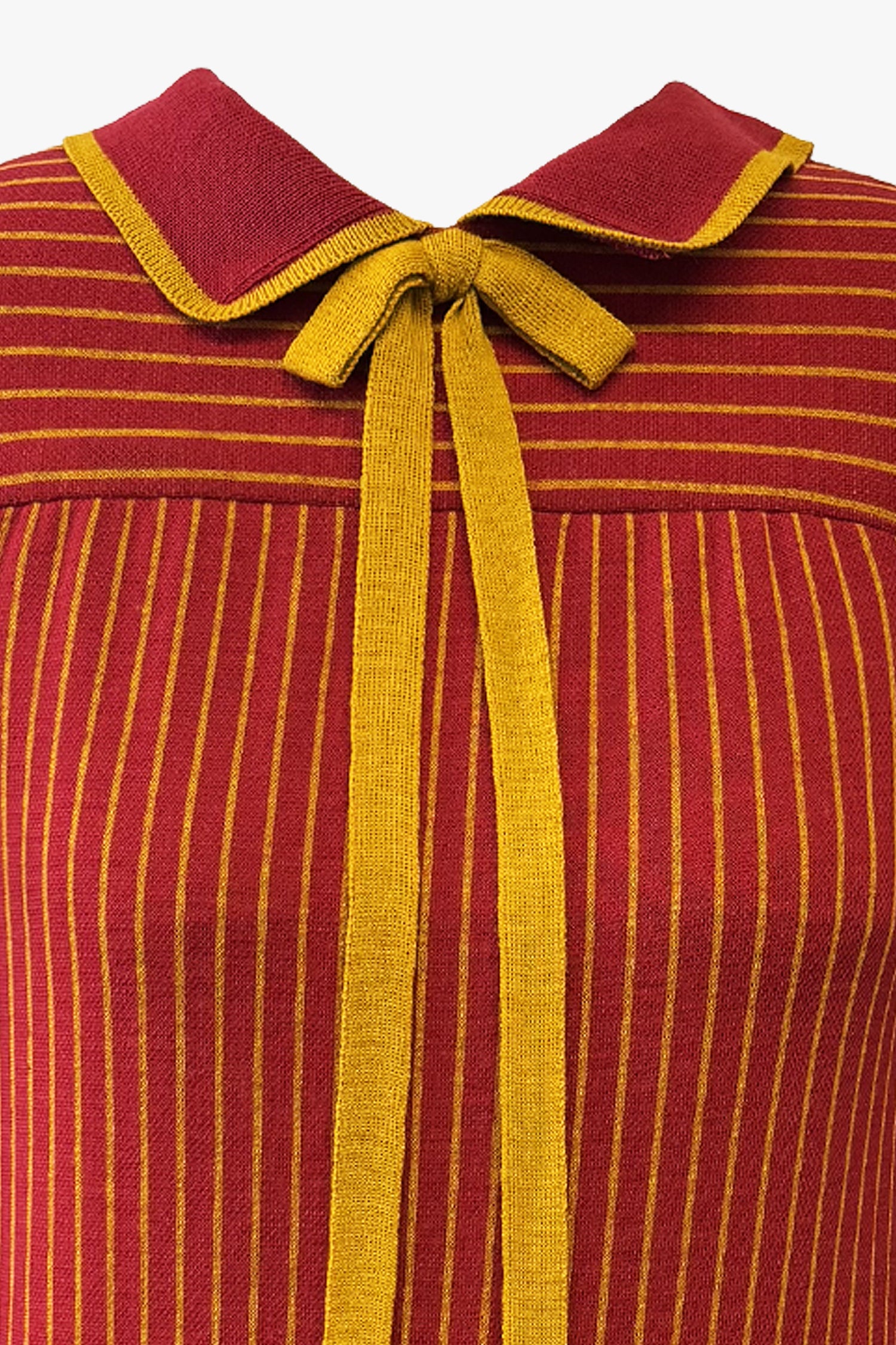 red and yellow striped dress Playa Party Dress S / Orange