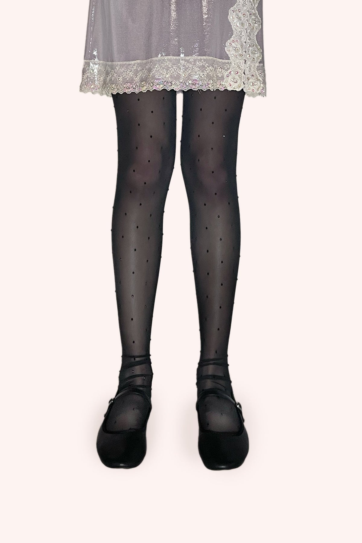 See Thru Micro Rhinestone Rhinestone Mesh Leggings – Anna Sui