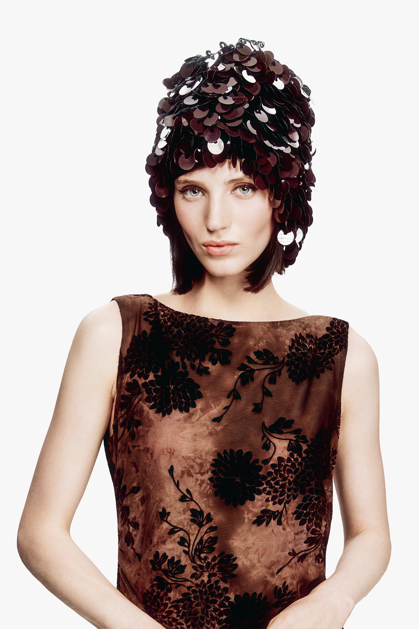 Paillettes Beanies - Chocolate/Black