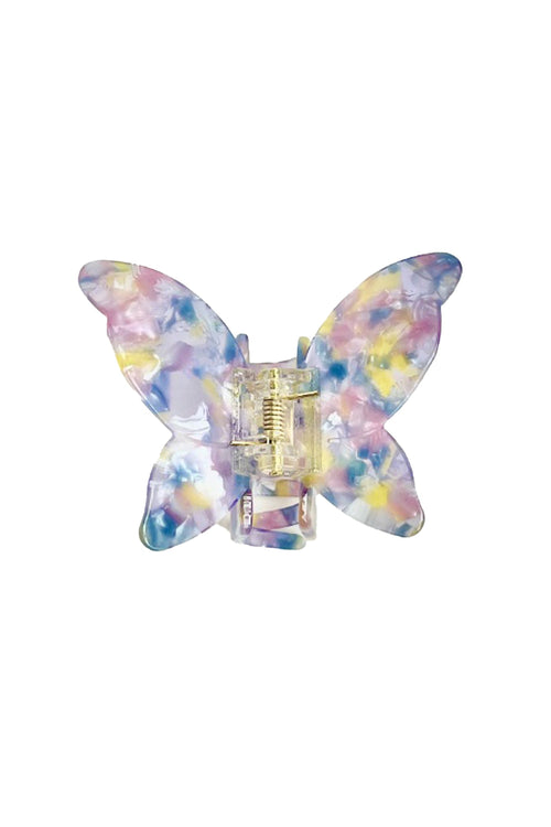 Large Gemtone Butterfly Jaw <br> Rainbow - Anna Sui