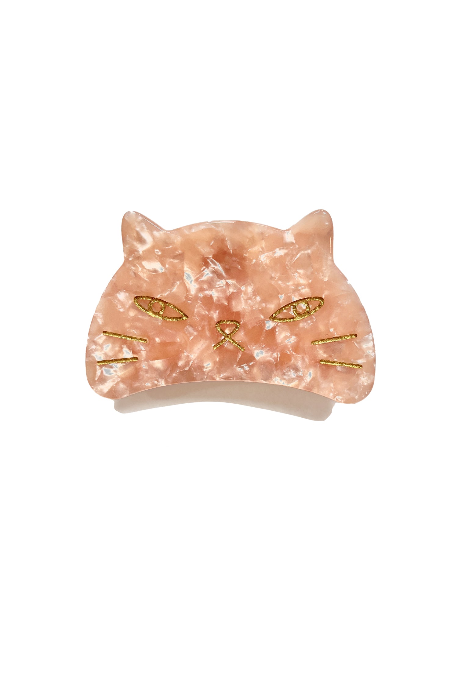 Etched Large Cat Jaw <br> Pink - Anna Sui